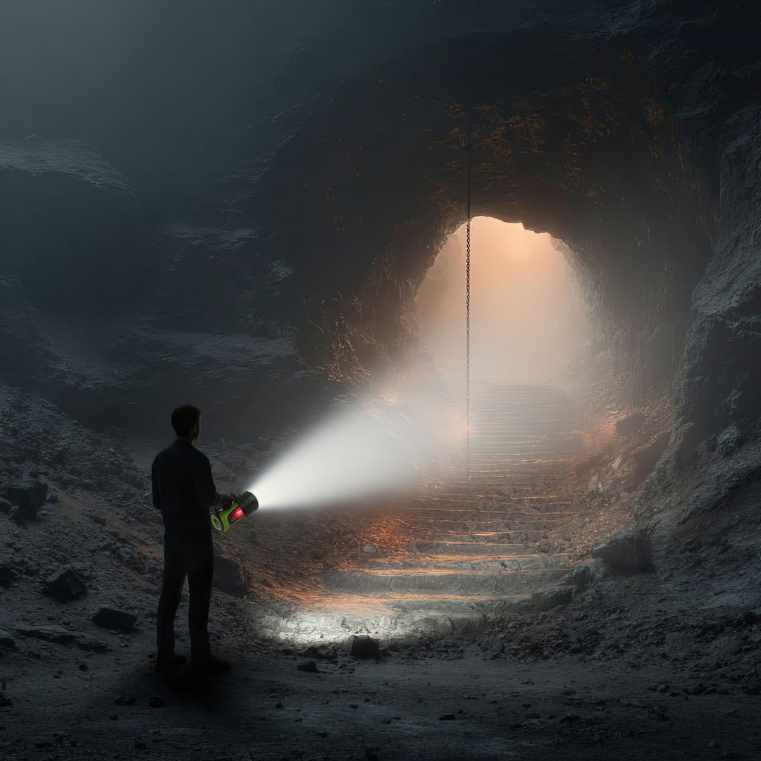 LED svítilna 3v1 Maclean, funkce powerbanky, 3 režimy svícení, 5W XM-L-T6, studená bílá 6500K, 3,7V 3x18650, 4500mAh, MCE345