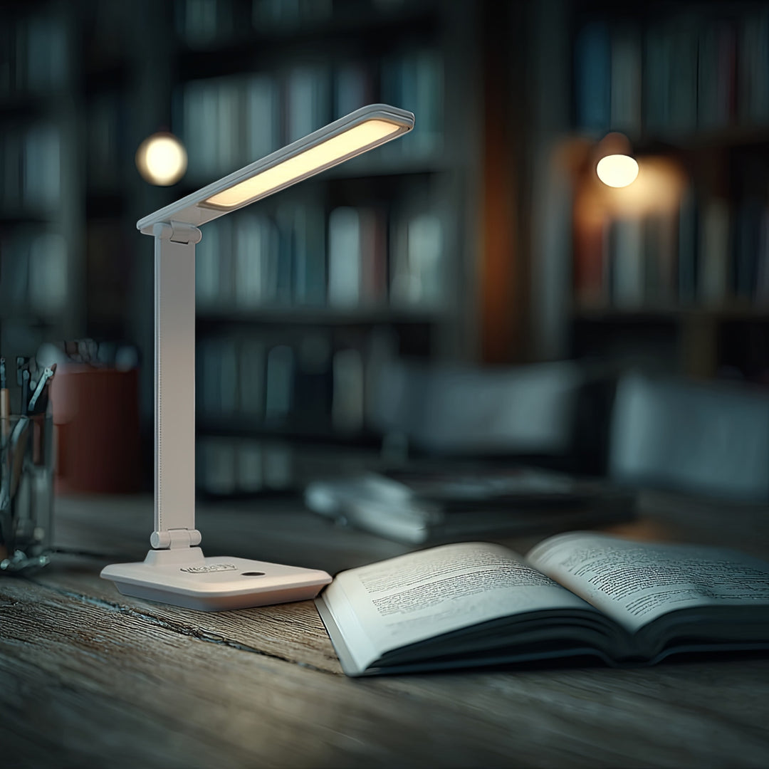 Stmívatelná stolní lampa LED 9W s indukční nabíječkou Qi