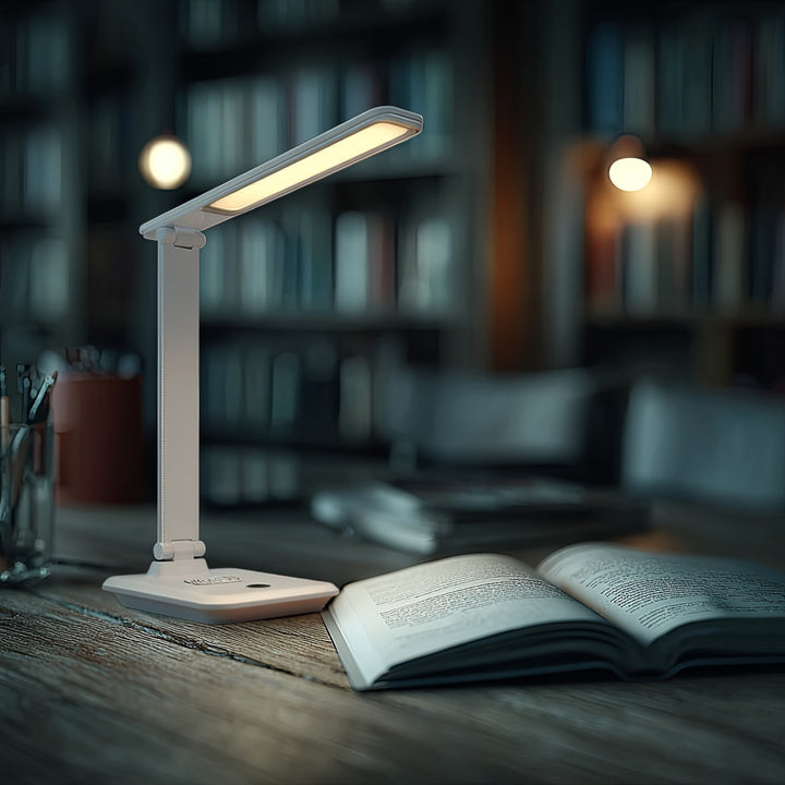 Stmívatelná stolní lampa LED 9W s indukční nabíječkou Qi