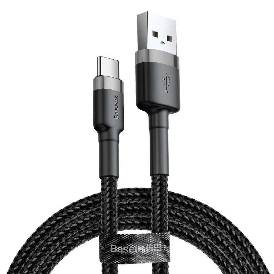 Kabel USB - USB-C 3m Baseus Cafule CATKLF-UG1 Quick Charge 2A kabel pro rychlé nabíjení
