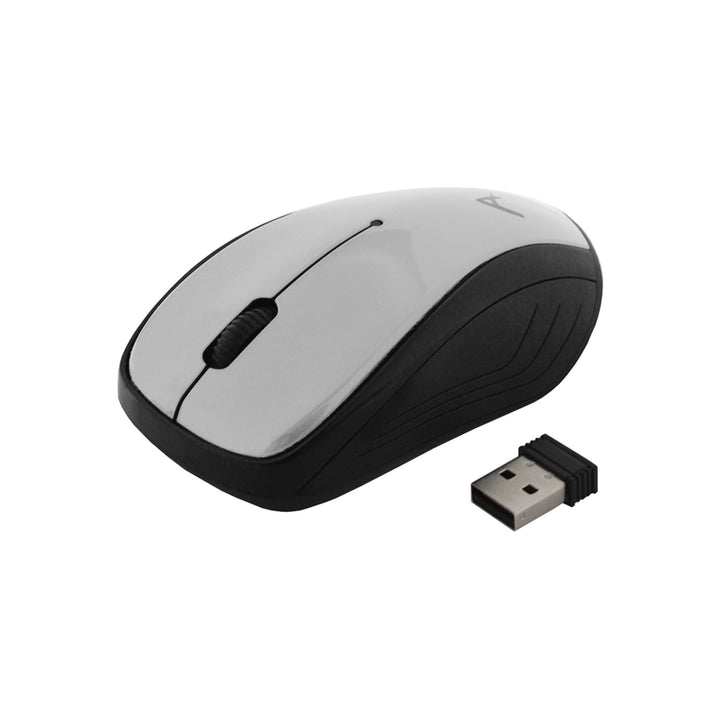 Optická myš Art, bezdrátová, USB, stříbrná, AM-92B