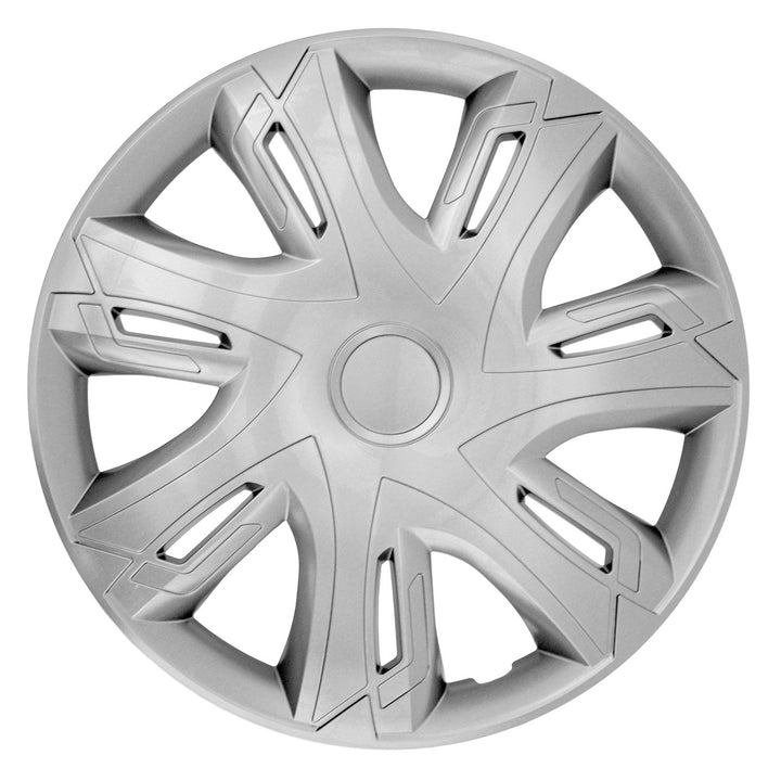 Sada 4 ks krytů nábojů NRM, N-Power, 15", lisované, stříbrné