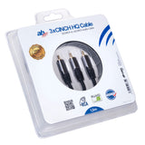 Kabel AB HQ 3 x CINCH 1,5m / KAB AB HQ 3XCINCH 1,5M