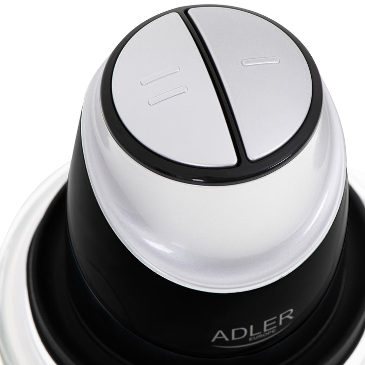 Sekáček se skleněnou mísou Adler AD 4082 300W nerezové nože