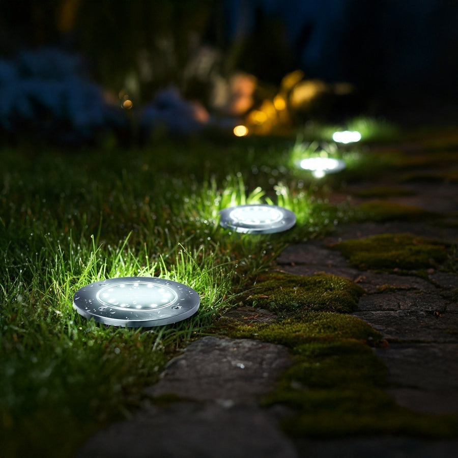 Solární zahradní reflektor Maclean IP44, 12 LED SMD, 4000K, Ni-MH 600 mAh, 0,7W, MCE318