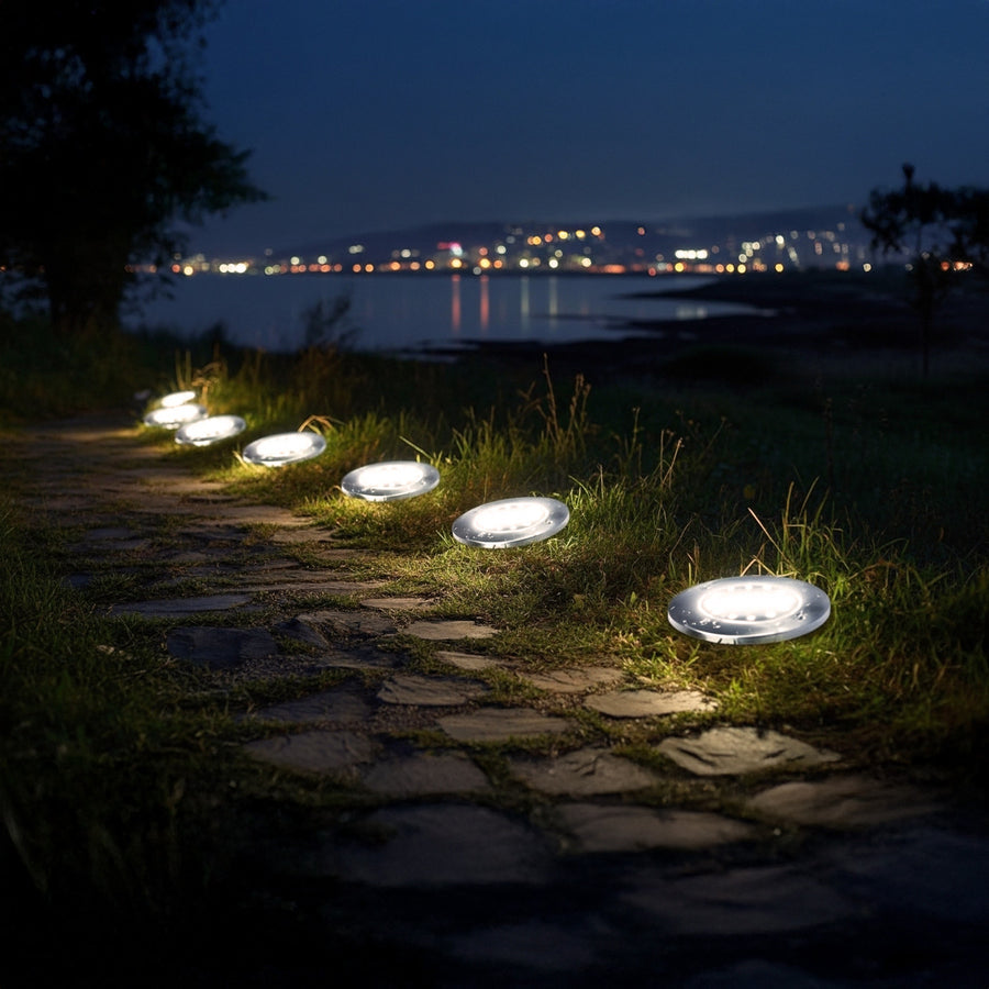Solární zahradní reflektor Maclean IP44, 12 LED SMD, 4000K, Ni-MH 600 mAh, 0,7W, MCE318