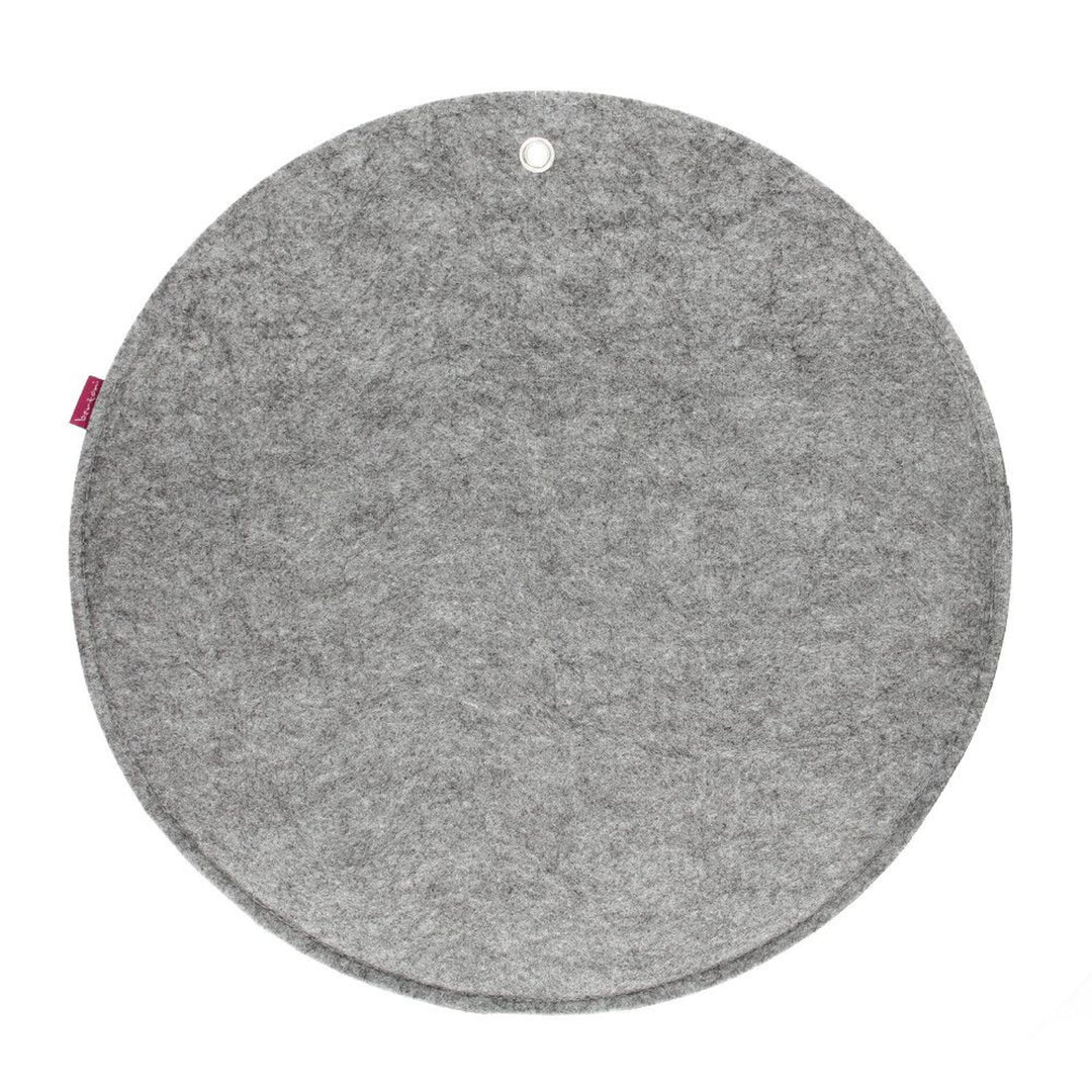 Bertoni plstěný nástěnný organizér Circle XL průměr 45 cm - šedý, 4 kapsy