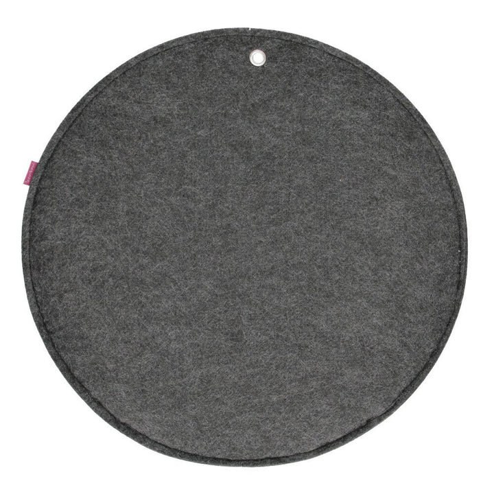 Bertoni plstěný nástěnný organizér Circle L průměr 35 cm - antracit, 4 kapsy