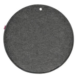 Plstěný nástěnný organizér Bertoni Circle XL průměr 45 cm - antracit, 4 kapsy