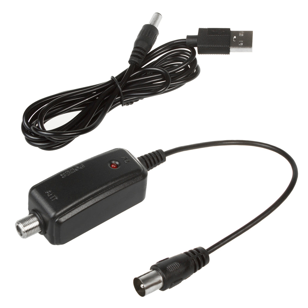 Směrová TV anténa DVB-T MUX 8 + 5 V usb adaptér