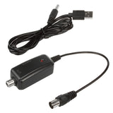 Směrová TV anténa DVB-T MUX 8 + 5 V usb adaptér