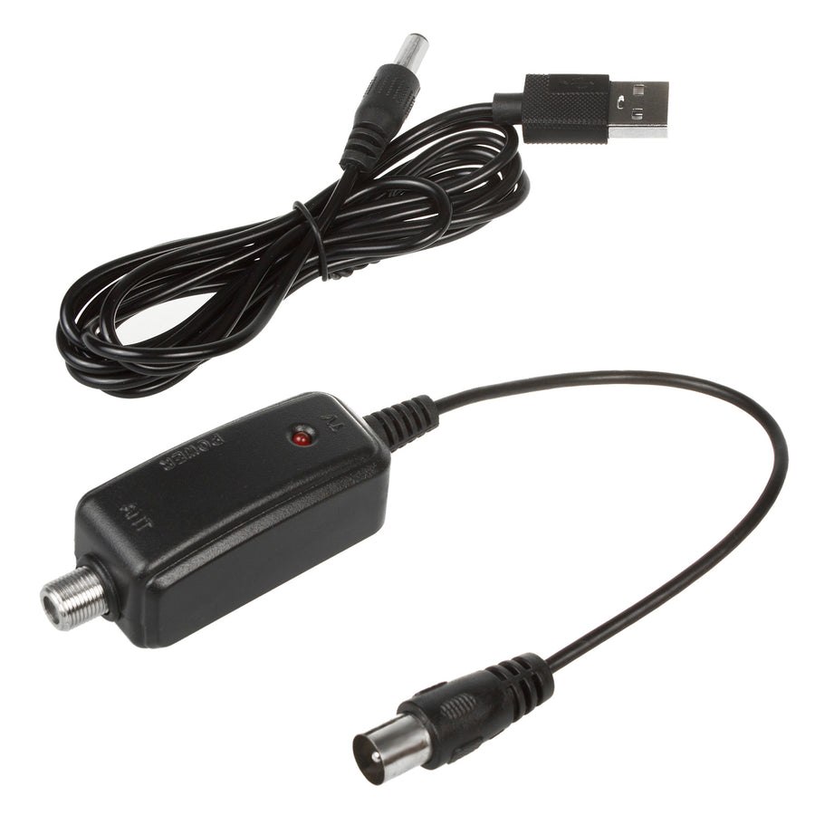 Směrová TV anténa DVB-T MUX 8 + 5 V usb adaptér