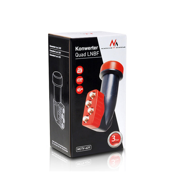 Převodník Sat Quad 4K Cyfrowy Polsat Canal+ Orange