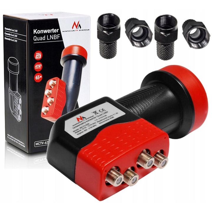 Převodník Sat Quad 4K Cyfrowy Polsat Canal+ Orange