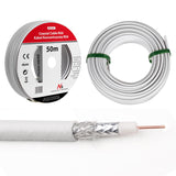 Konvertor quad Maclean MCTV-671 + kabel 50m, wtyki