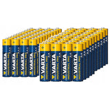 Alkalické baterie Varta Industrial AAA AA 80 kusů