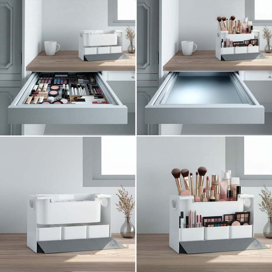Maclean MC-479 Univerzální organizér na kosmetiku a toaletní potřeby, max. zatížení 8 kg, 367x150x220 mm