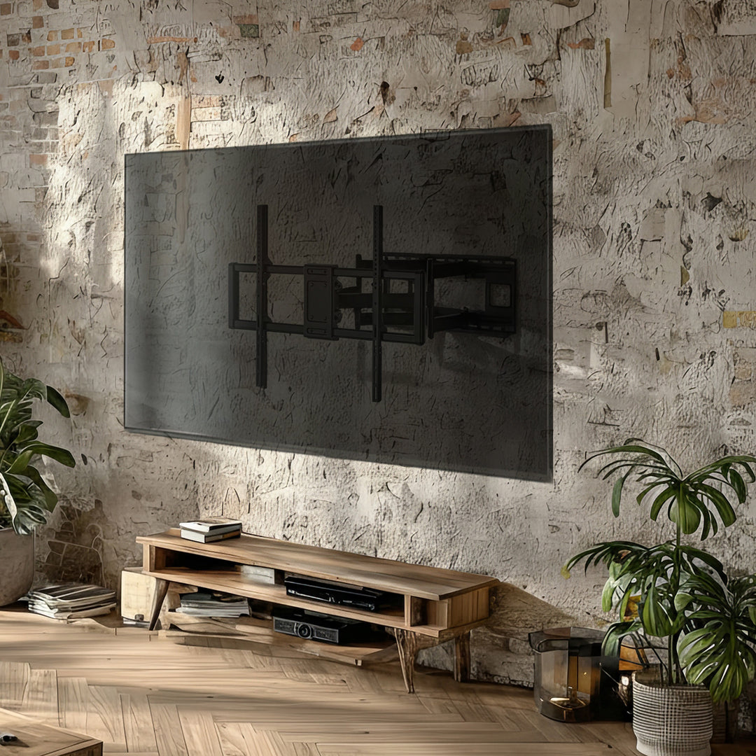 Ekonomický držák na TV Maclean, max. VESA900x600, 60-120", 120 kg, černý, MC-482