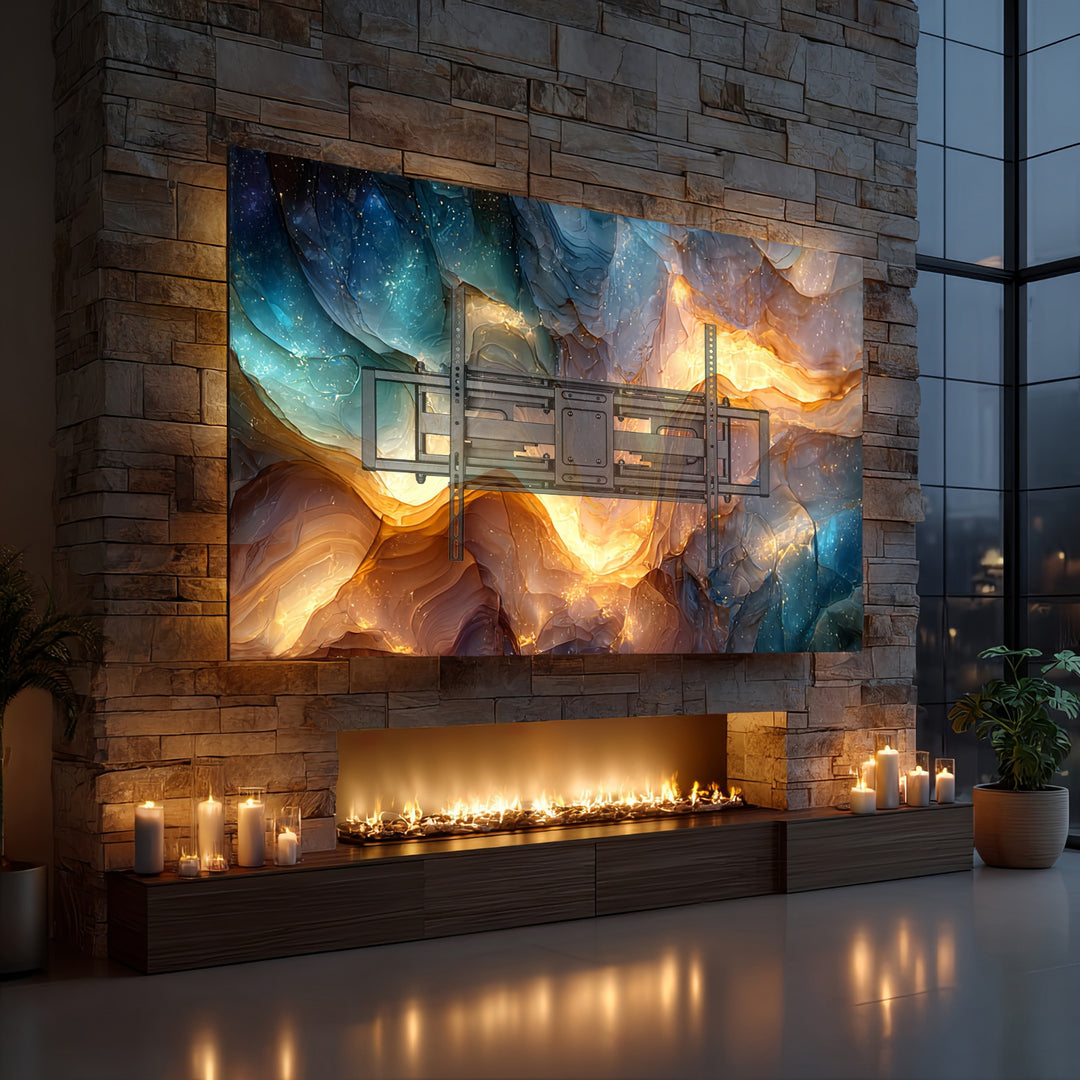 Ekonomický držák na TV Maclean, max. VESA900x600, 60-120", 120 kg, černý, MC-482