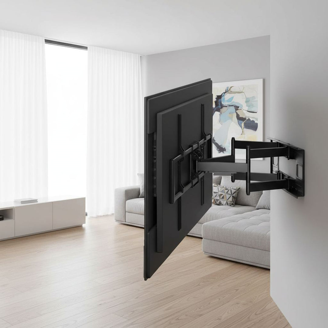 Ekonomický držák na TV Maclean, max. VESA900x600, 60-120", 120 kg, černý, MC-482