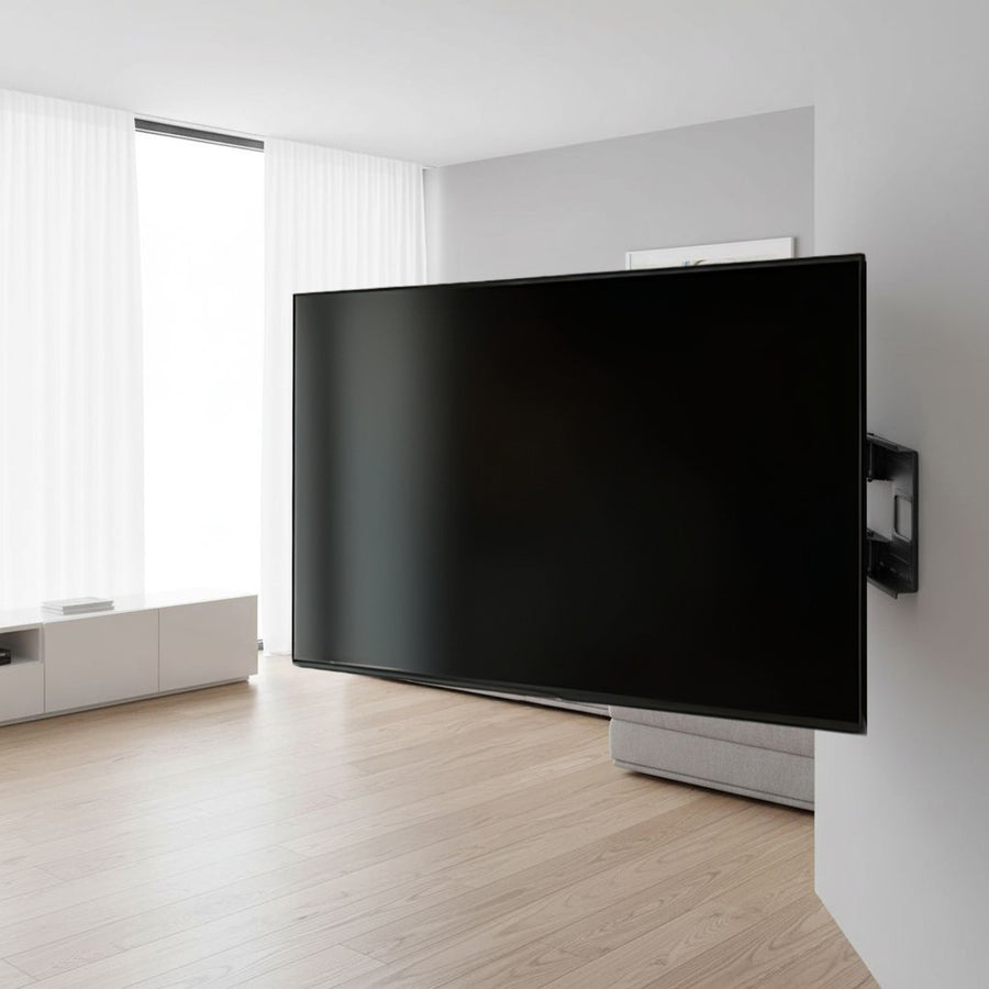 Ekonomický držák na TV Maclean, max. VESA900x600, 60-120", 120 kg, černý, MC-482