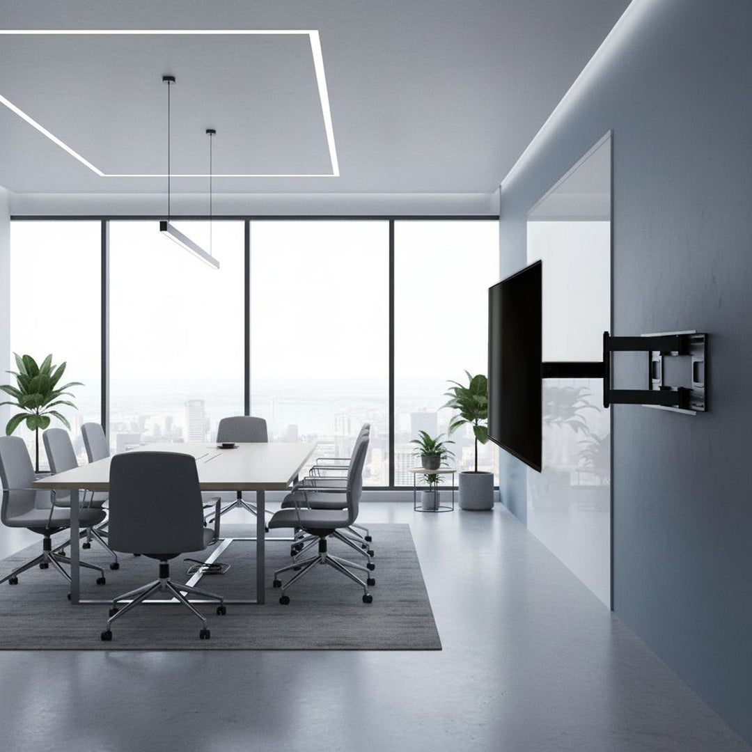 Ekonomický držák na TV Maclean, max. VESA900x600, 60-120", 120 kg, černý, MC-482