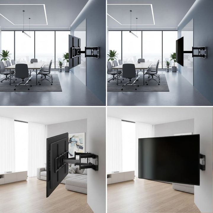 Ekonomický držák na TV Maclean, max. VESA900x600, 60-120", 120 kg, černý, MC-482