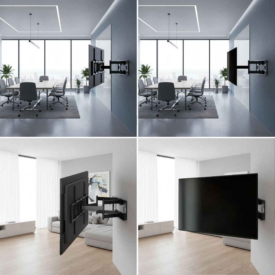 Ekonomický držák na TV Maclean, max. VESA900x600, 60-120", 120 kg, černý, MC-482