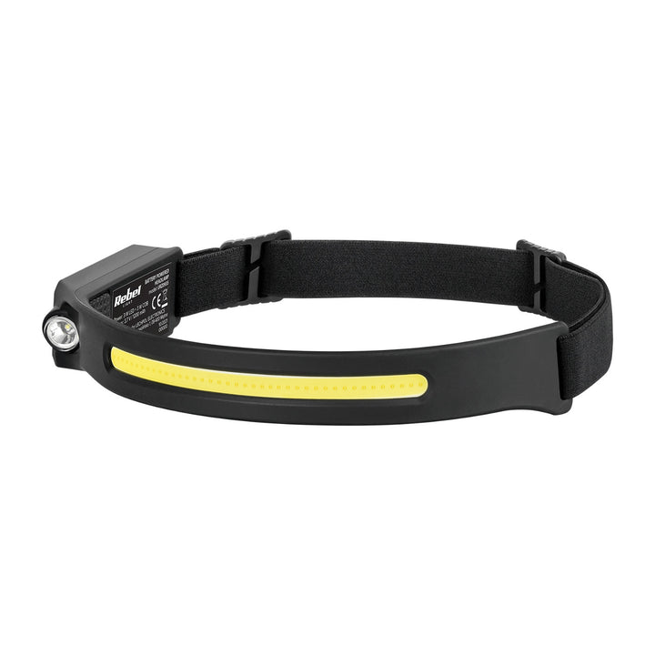 Čelovka Rebel, dobíjecí, 5W COB 3W LED, IPX4, URZ0935