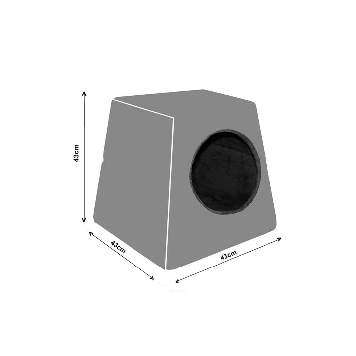 Univerzální box pro psy a kočky 2v1 - Fiord velikost M 43cmx43cm