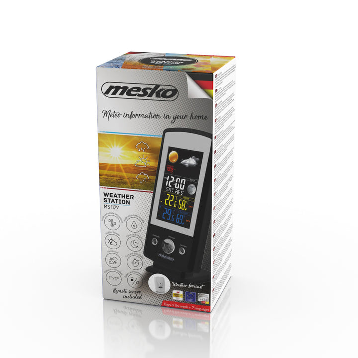 Meteorologická stanice Mesko, teplota, tlak, vlhkost, předpověď, MS 1177