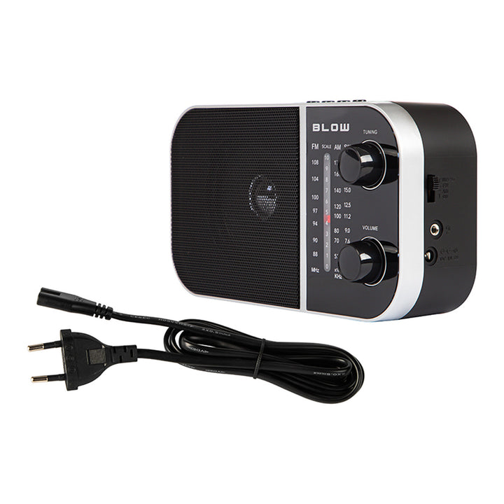 Přenosné analogové rádio AM/FM RA6 napájené z baterie a sítě Blow