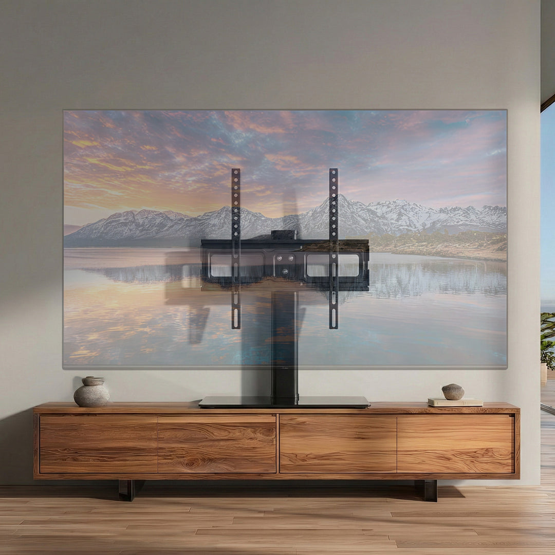 Univerzální TV stojan Maclean, pro RTV skříňku, stojan, max. 40 kg, max. VESA 400x400, pro televizory 32-65", MC-450