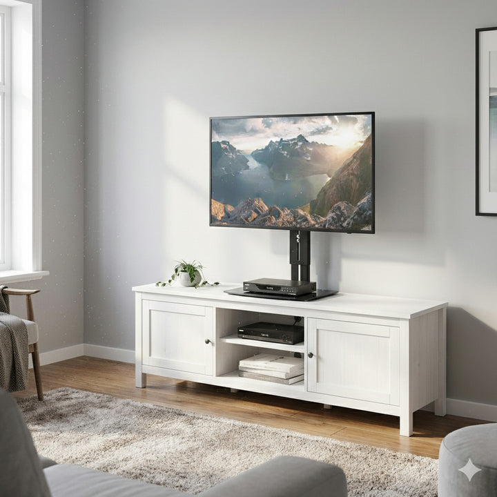 Nástěnný držák na TV s policí Maclean, max. 20 kg, max. VESA 200x200, pro TV 15-42", MC-451
