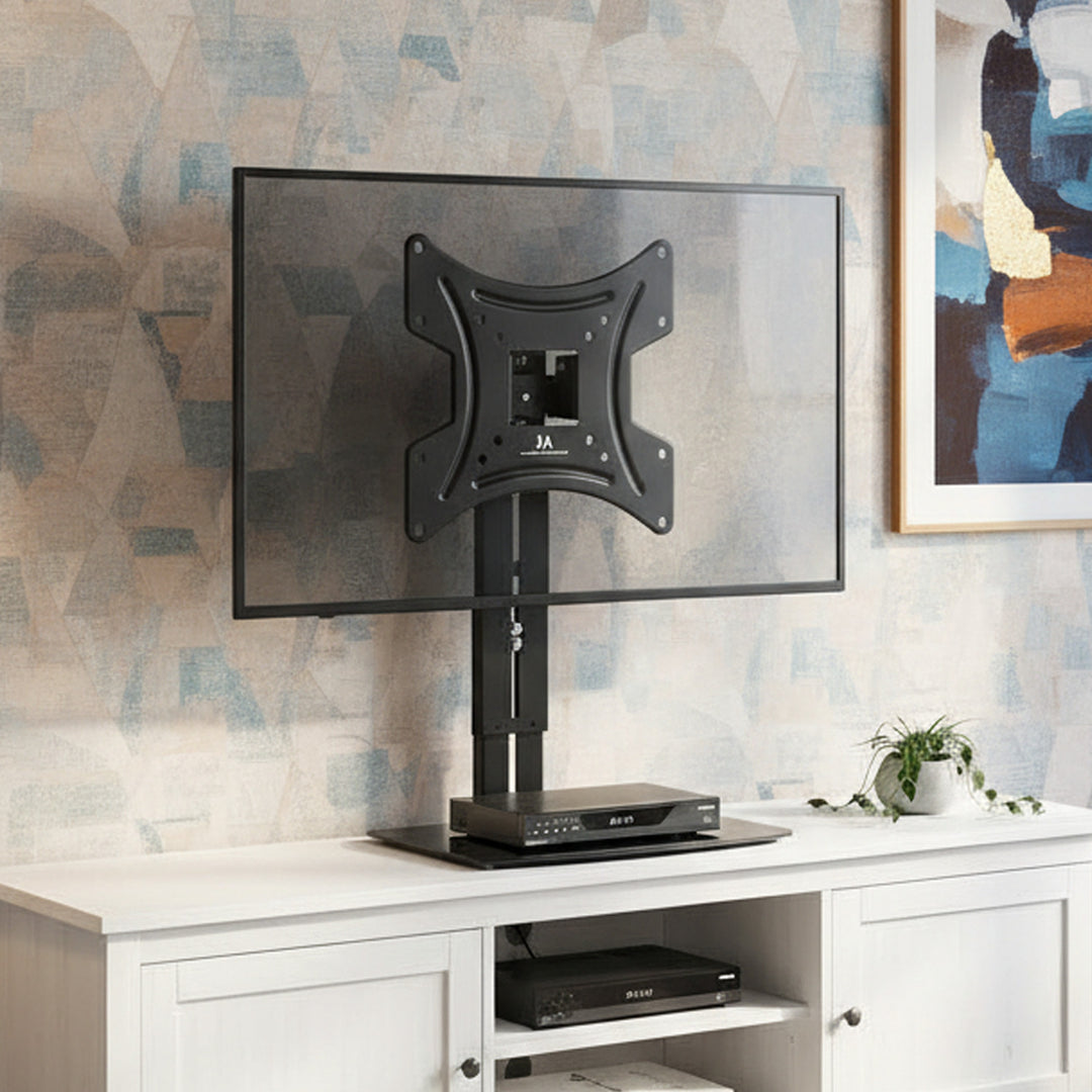 Nástěnný držák na TV s policí Maclean, max. 20 kg, max. VESA 200x200, pro TV 15-42", MC-451