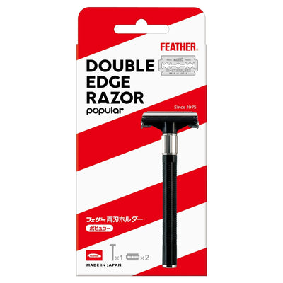 Holicí strojek FEATHER 800-1B tradiční holení žiletka z nerezové oceli