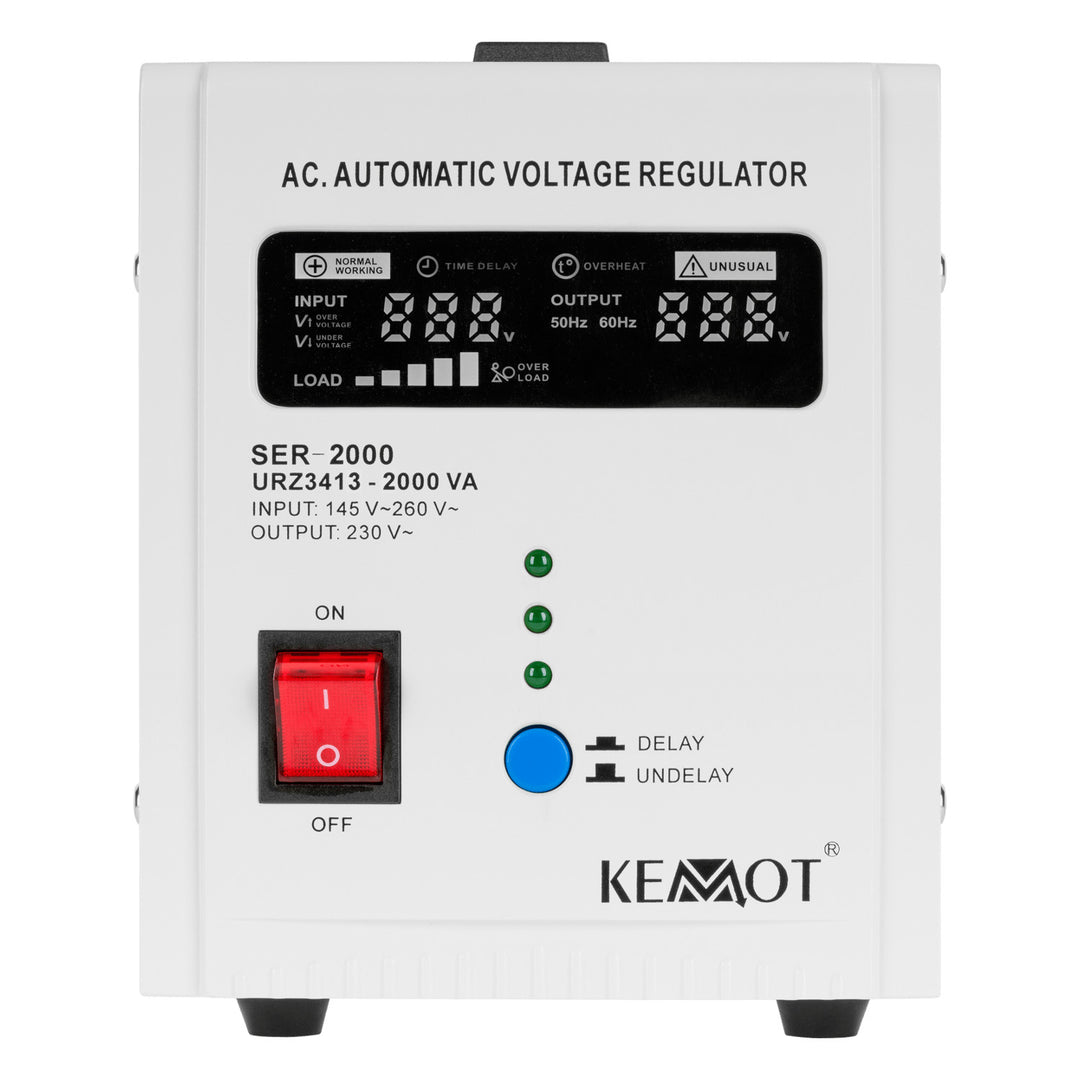 Automatický stabilizátor napětí 230 V KEMOT SER-2000