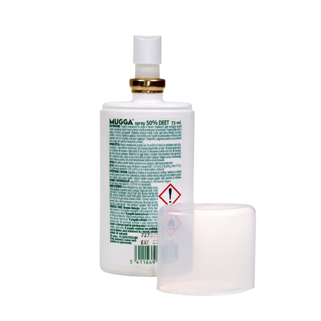 2x Mugga Spray 50% Deet proti hmyzu 75ml