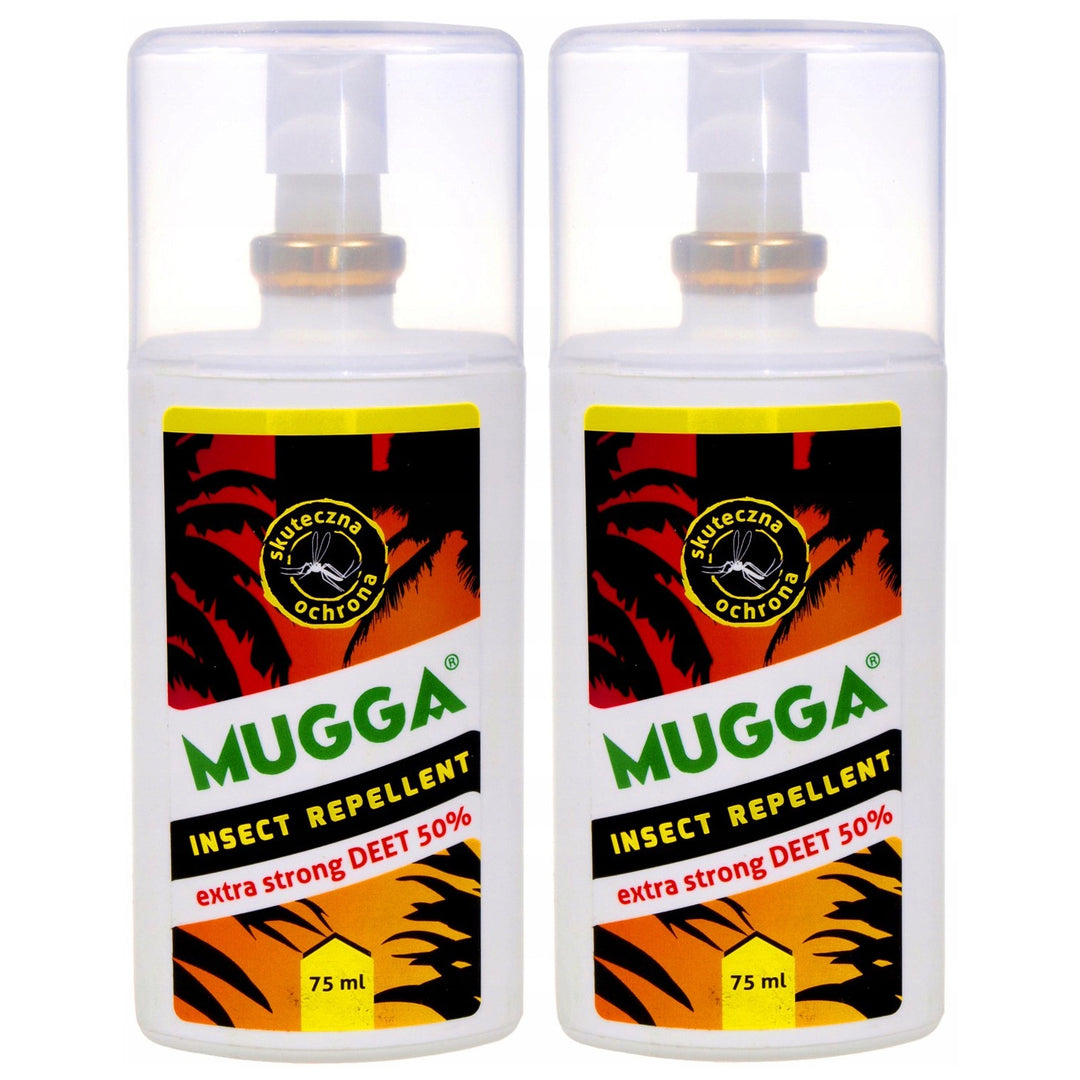 2x Mugga Spray 50% Deet proti hmyzu 75ml