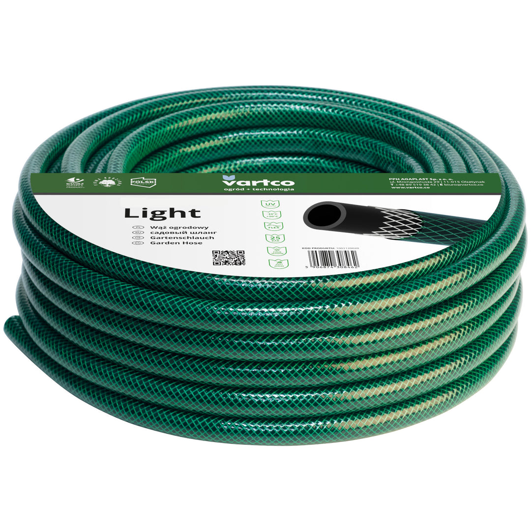 Zahradní sada - 50 m 1/2'' hadice, vozík, rychlospojka - průchozí a stopspojka, přímý zavlažovač, vnitřní závitová přípojka