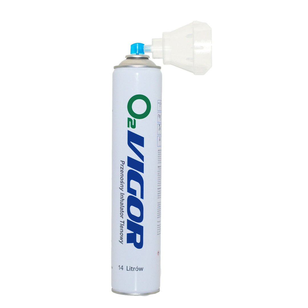 Kyslíková inhalační nádoba 99% O2 14L, bez zápachu, 2 kusy