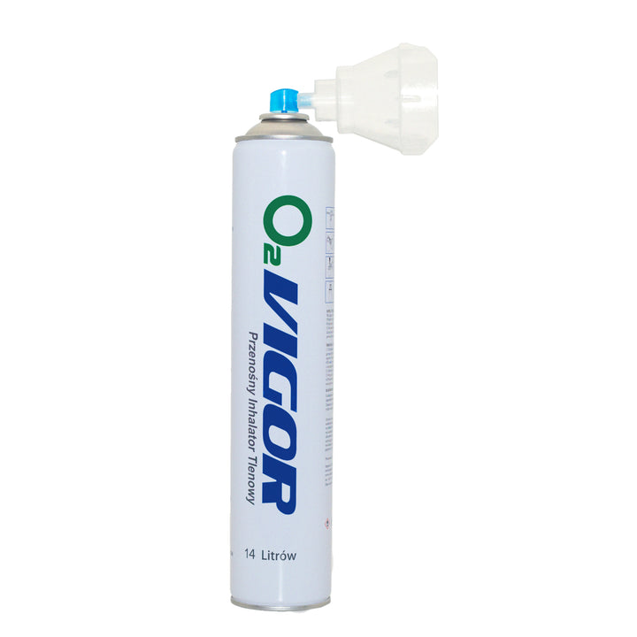 Kyslíková inhalační nádoba 99% O2 14L, bez zápachu, 2 kusy