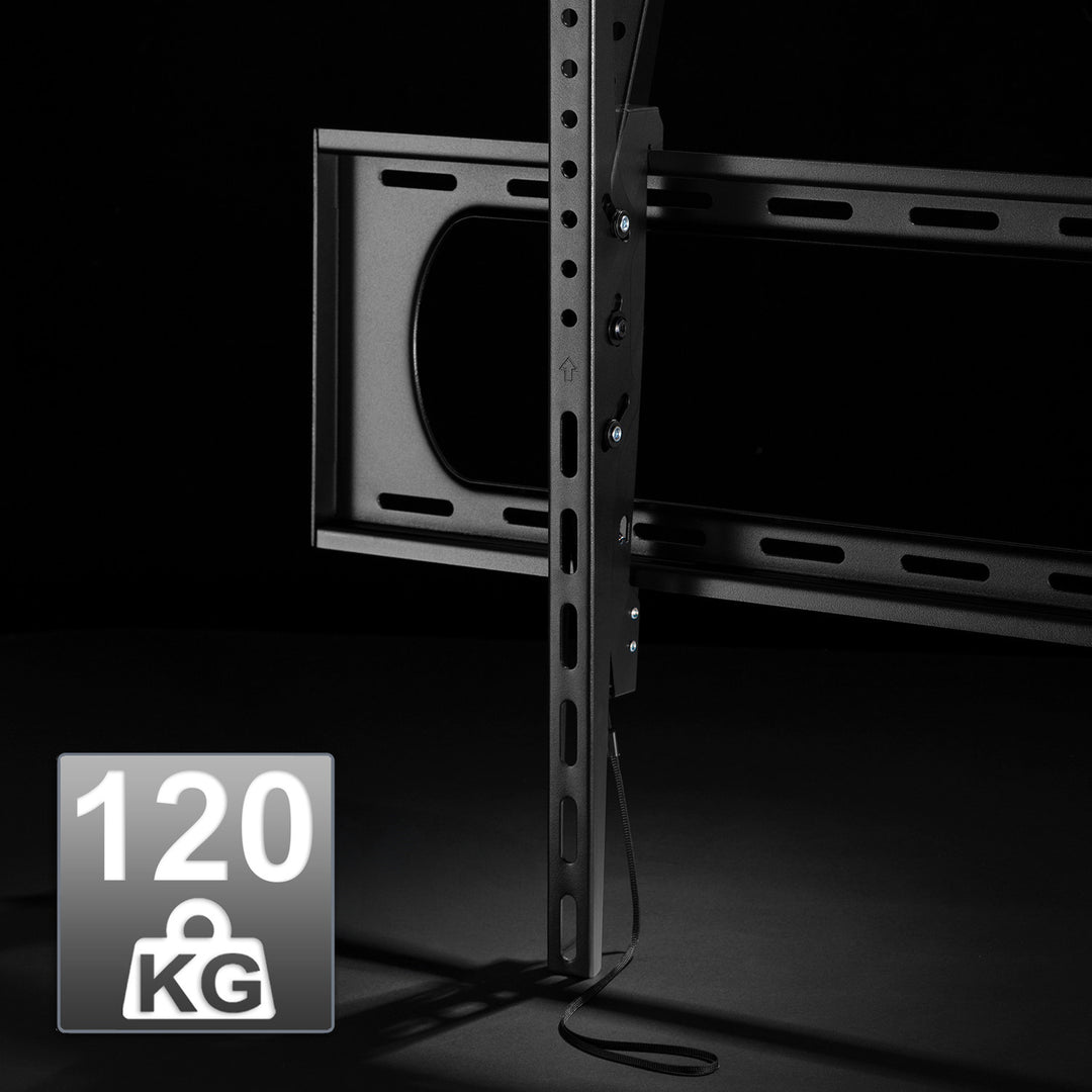 Držák Maclean pro TV nebo monitor, max. VESA 900x600, 60-120", 120 kg, černá, MC-750N