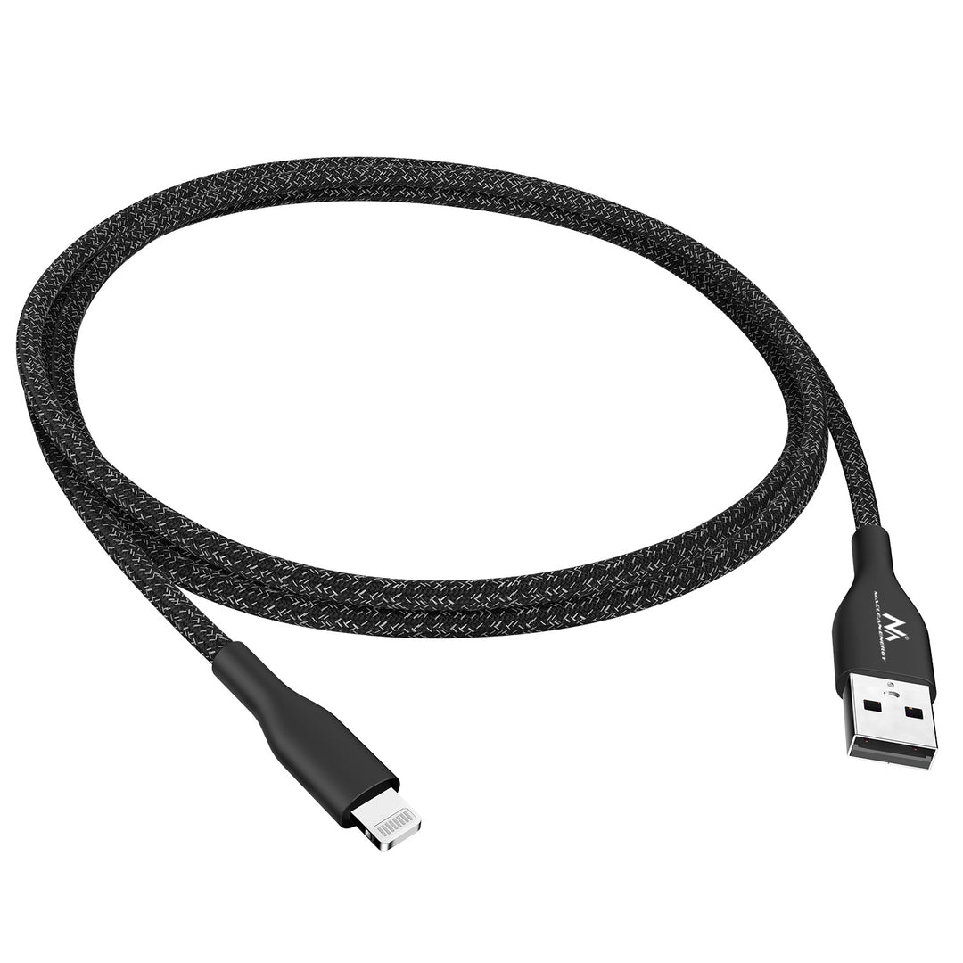 Nabíječka do auta Maclean, Qualcomm Quick Charge, QC 3.0 - 5V/3A, 9V/1,8A, 12V/1,6A, 5V/3,1A zásuvka s kabelem USB Lightning