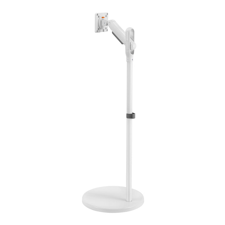 Mobilní podlahový stojan na monitor/TV Maclean, plynová pružina, 17"-35", 2-10 kg, bílý, MC-970W
