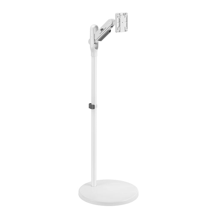 Mobilní podlahový stojan na monitor/TV Maclean, plynová pružina, 17"-35", 2-10 kg, bílý, MC-970W