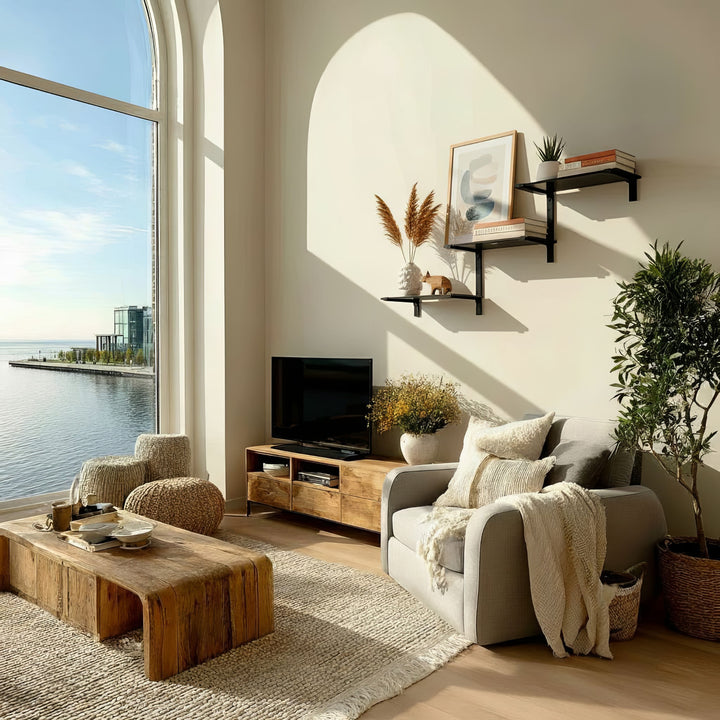 Třípatrové modulární police Maclean, max. 30 kg, MC-974