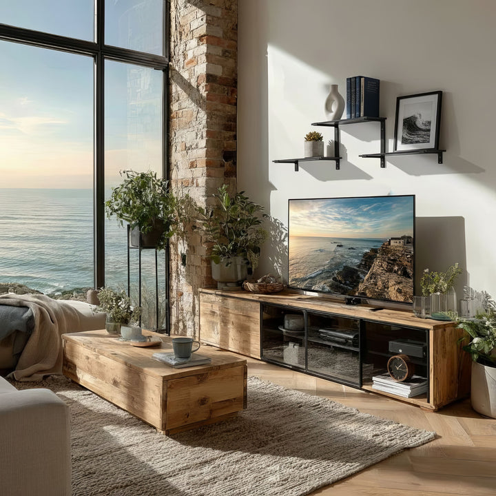 Třípatrové modulární police Maclean, max. 30 kg, MC-974