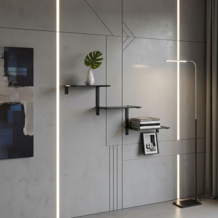 Třípatrové modulární police Maclean, max. 30 kg, MC-974