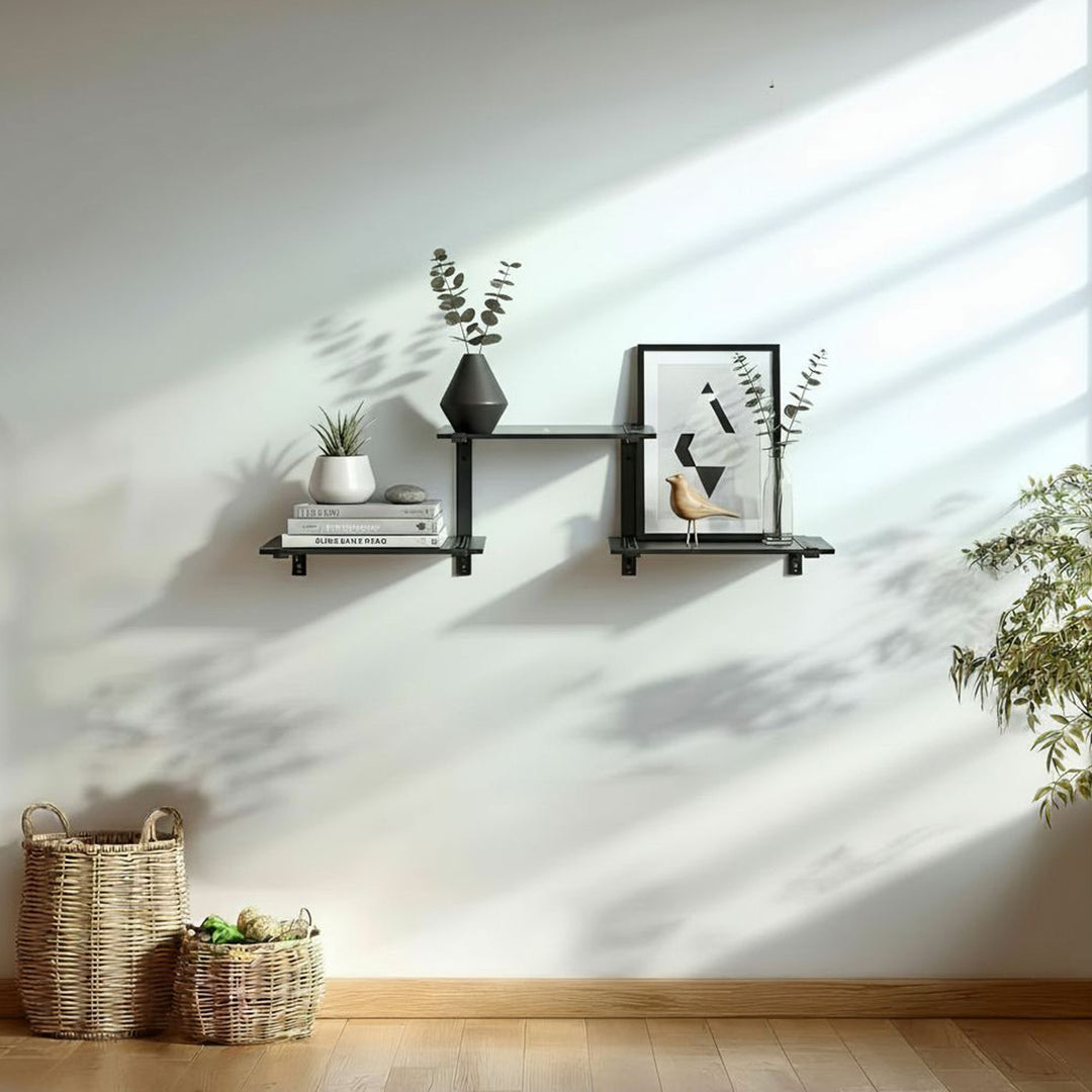 Třípatrové modulární police Maclean, max. 30 kg, MC-974